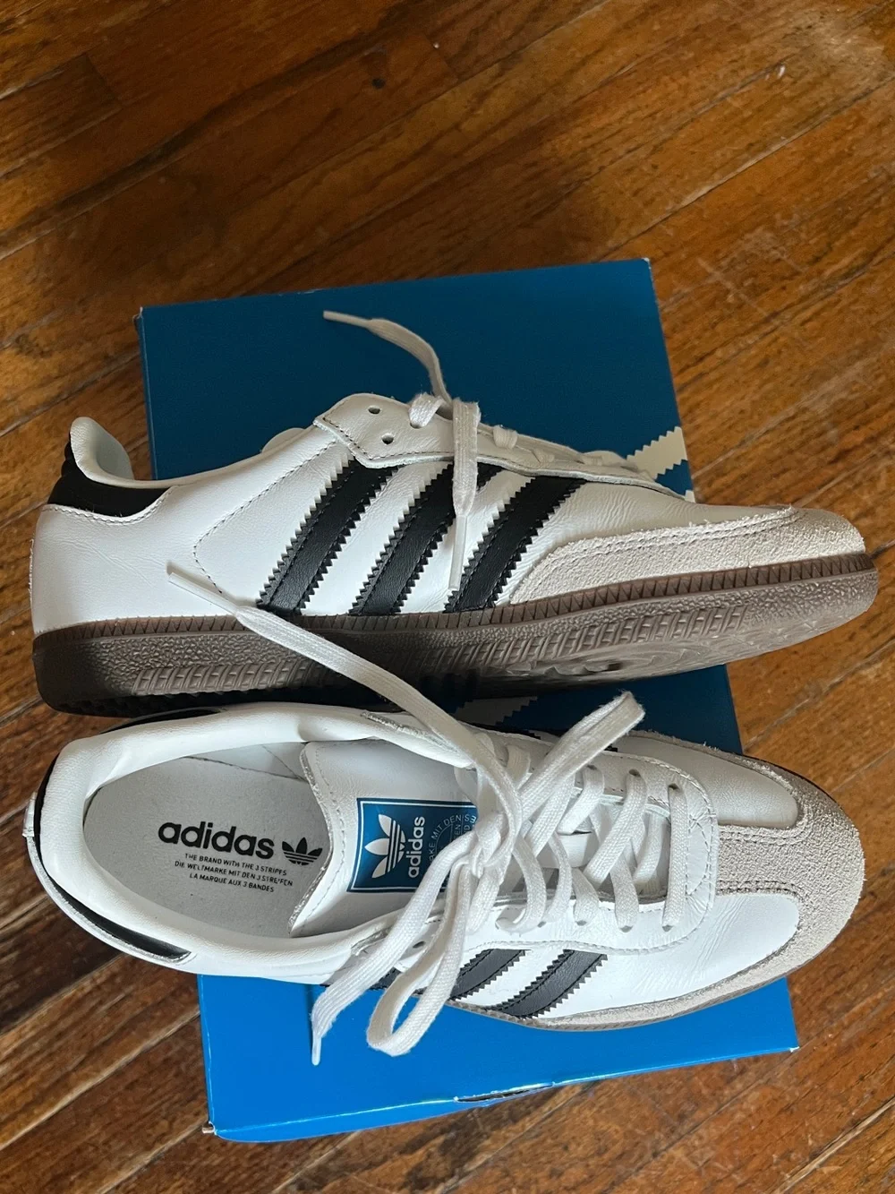 Adidas Samba OG in White and Black